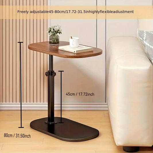 Laptop table, a mobile and adjustable side table/folding table, suitable for home office desks, coffee tables and bedside sofas, used in office reception, offices, holiday and Mother's Day gifts.