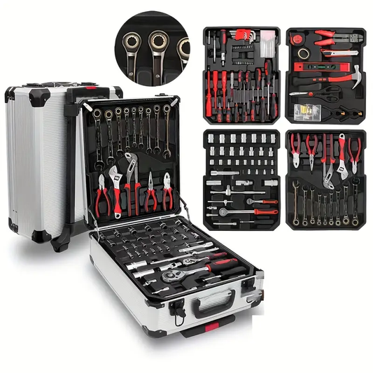 899/45pcs Professional Tool Set, Multi-functional Toolbox, Portable Design, For Home And Car Repair, A Tool Set For DIY Enthusiasts And Professionals, A Gift For Friends, Local Shipping